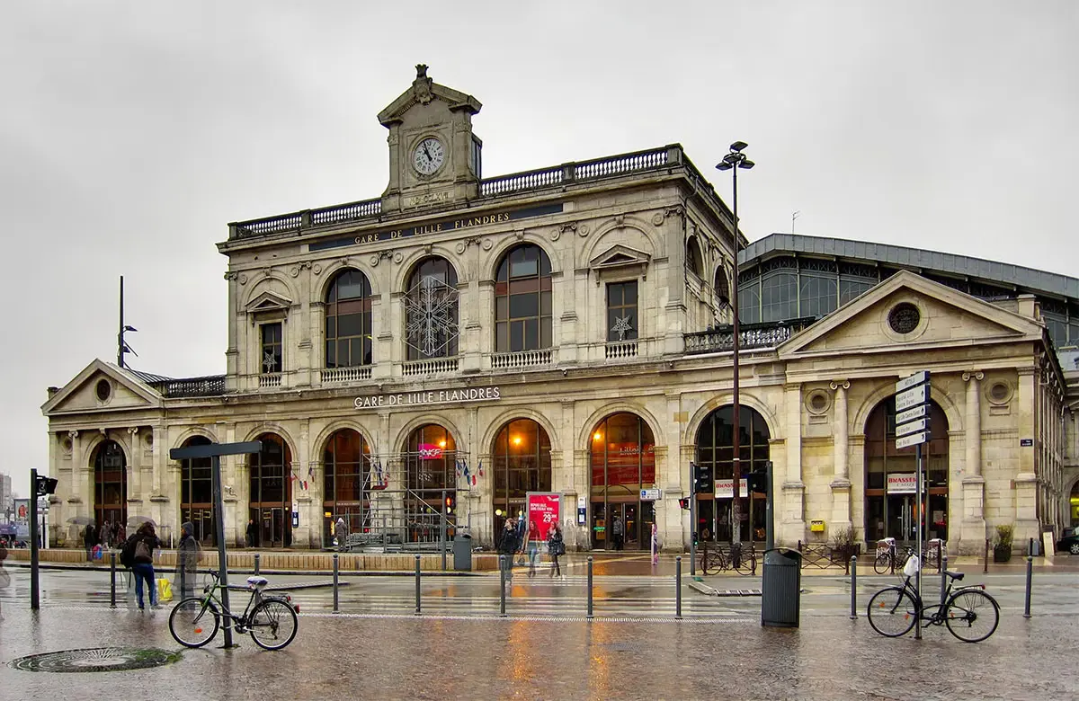 Gare Lille Flandres - Service taxi VTCAB LILLE disponible 24h/24